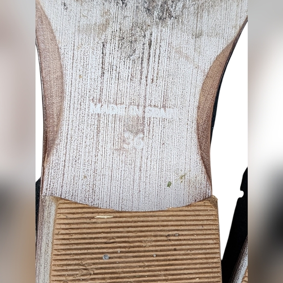 FREE PEOPLE Royale Flat metallic silver/black, size 36/5.5-6, boho chic - Picture 9 of 10